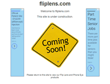 Tablet Screenshot of fliplens.com